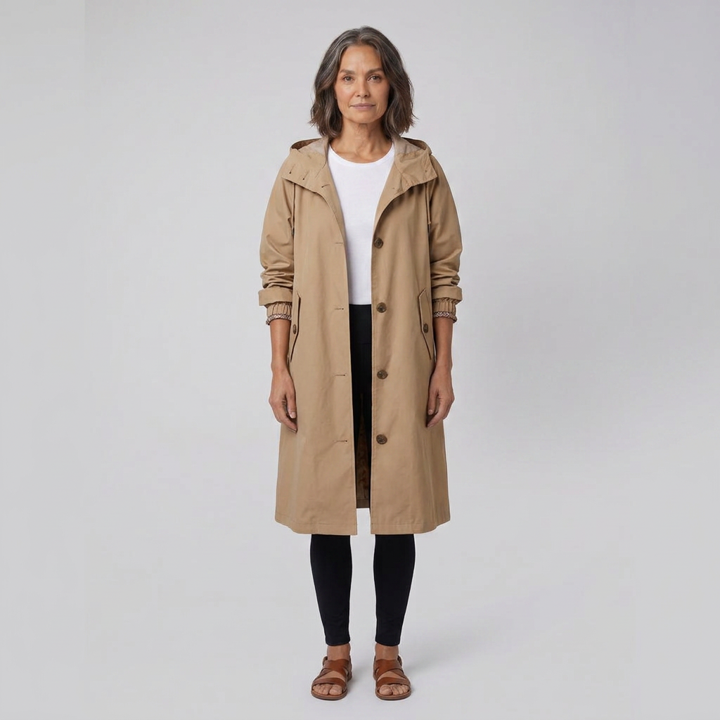 Willa Lightweight Waterproof Jacket with Windproof Hood and Adjustable Fit 10